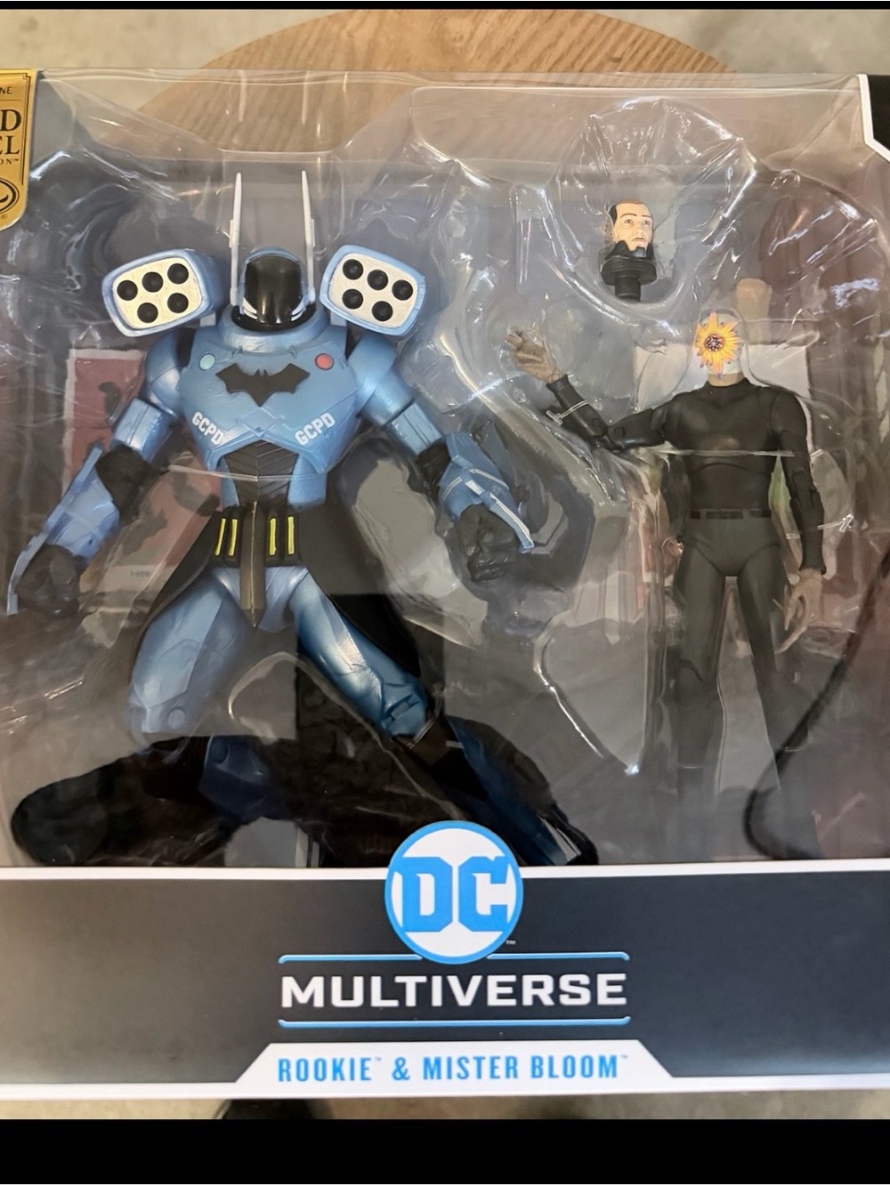 McFarlane Toys DC Multiverse Gold Label Collection figures.